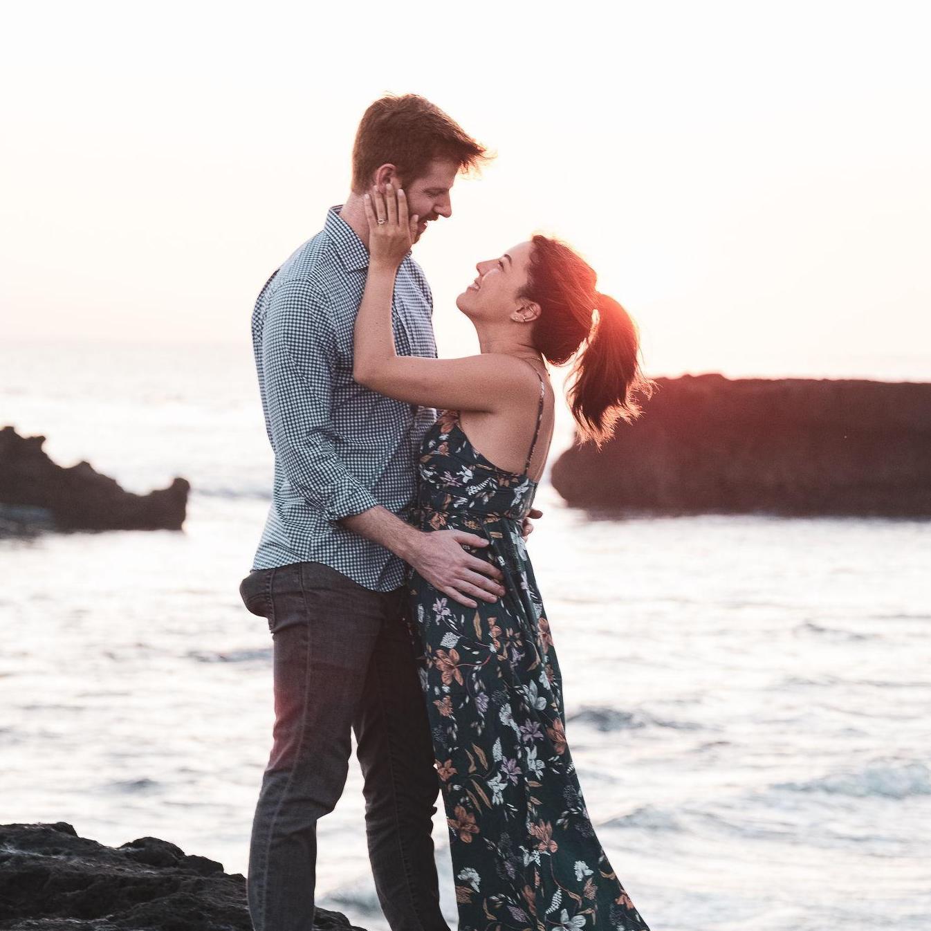 Engaged 5/25/23, Bali Indonesia. Ethan planned a private, beachside dinner and worked with our six closest friends to do a surprise sunset proposal.
Photographer: Andy Lovrak