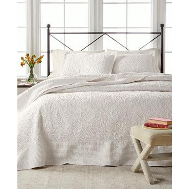 Lush Embroidery Queen Bedspread, Created for Macy's
