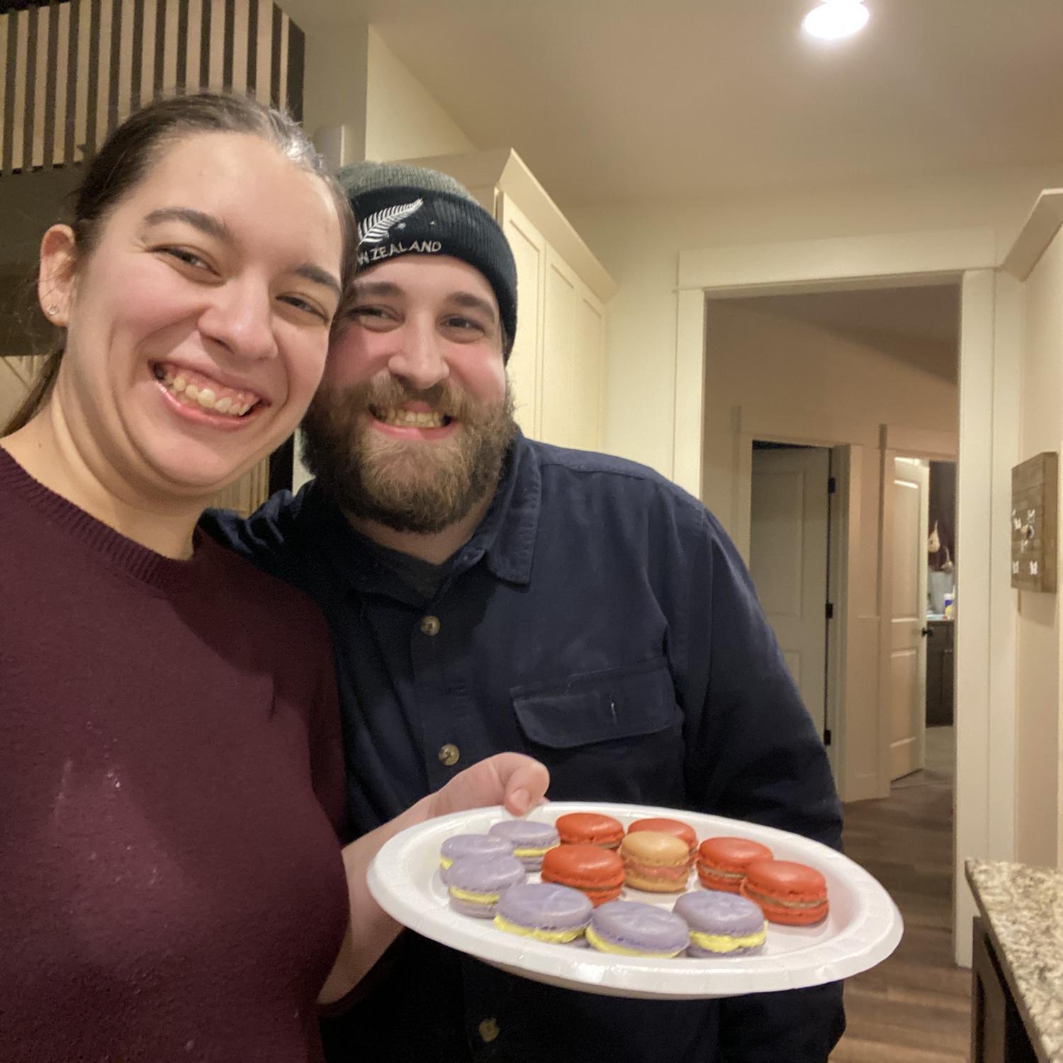 Homemade Macarons, Lemon Lavender & Dr. Pepper