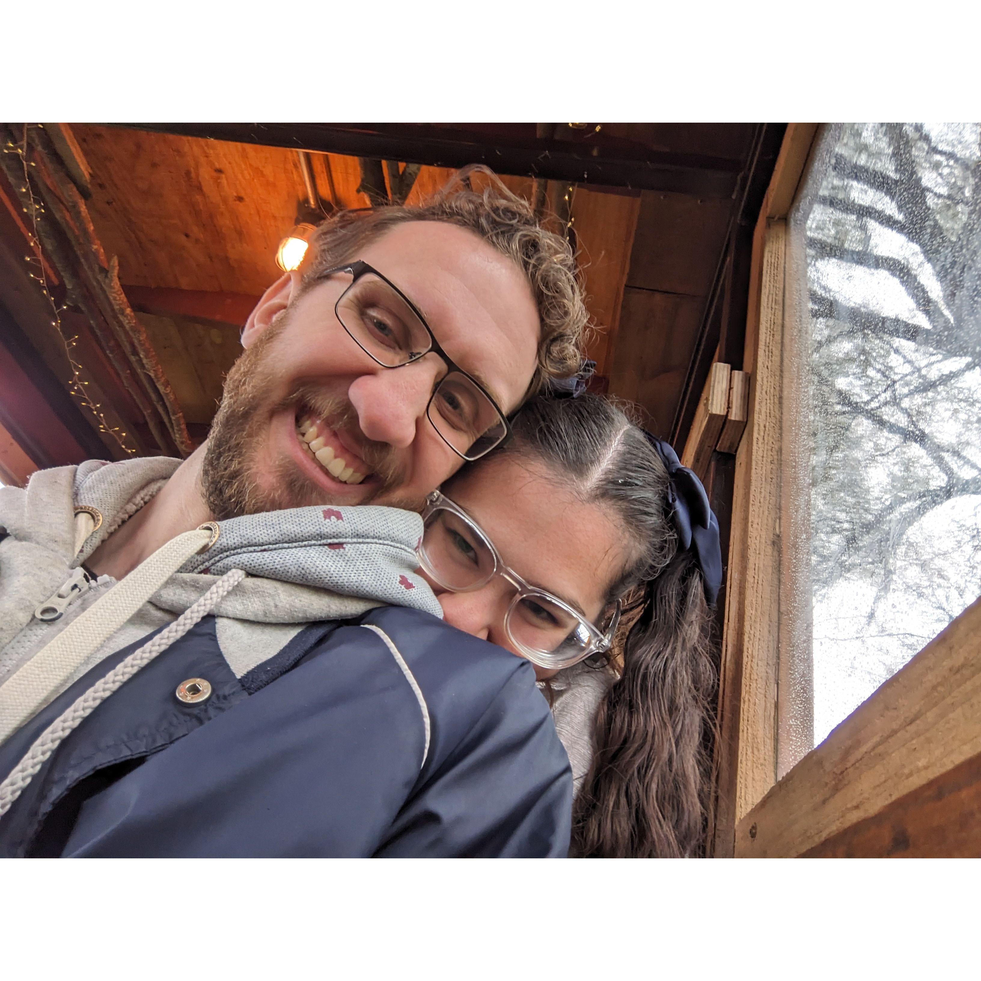 Surprising Jeremiah with a train ride.