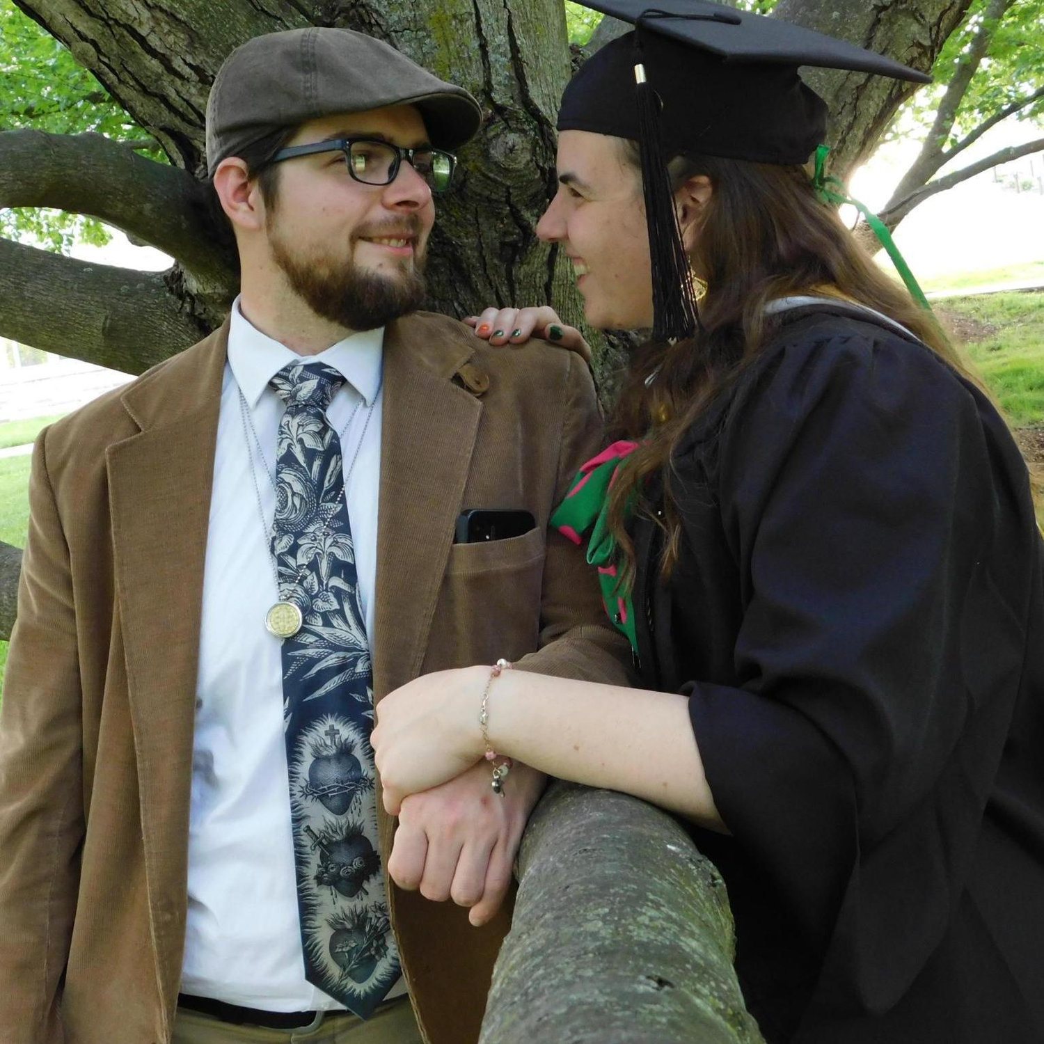 One of Marie's dreams was to have her (future) husband be at her graduation!