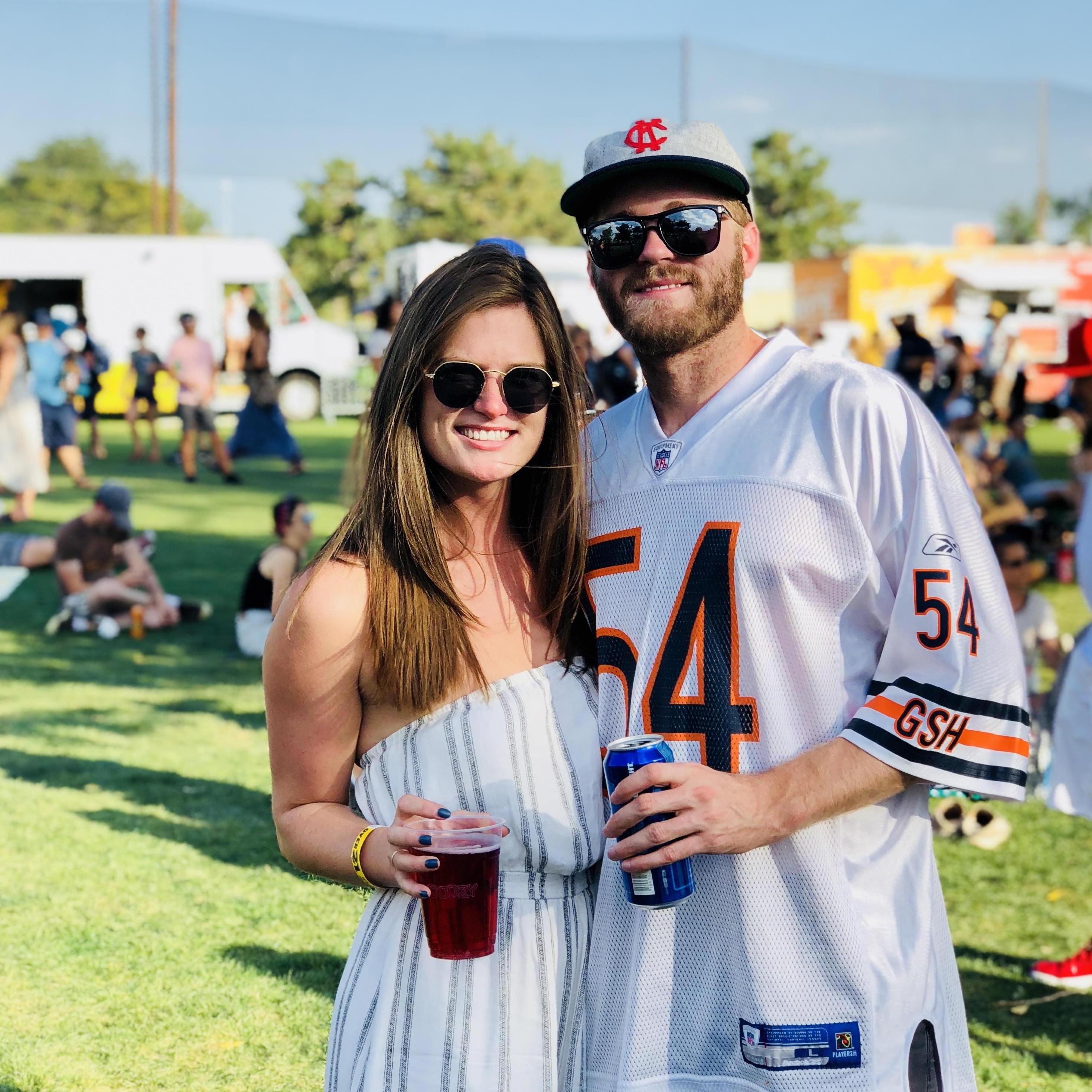2018: Our first music festival together - Grandoozy