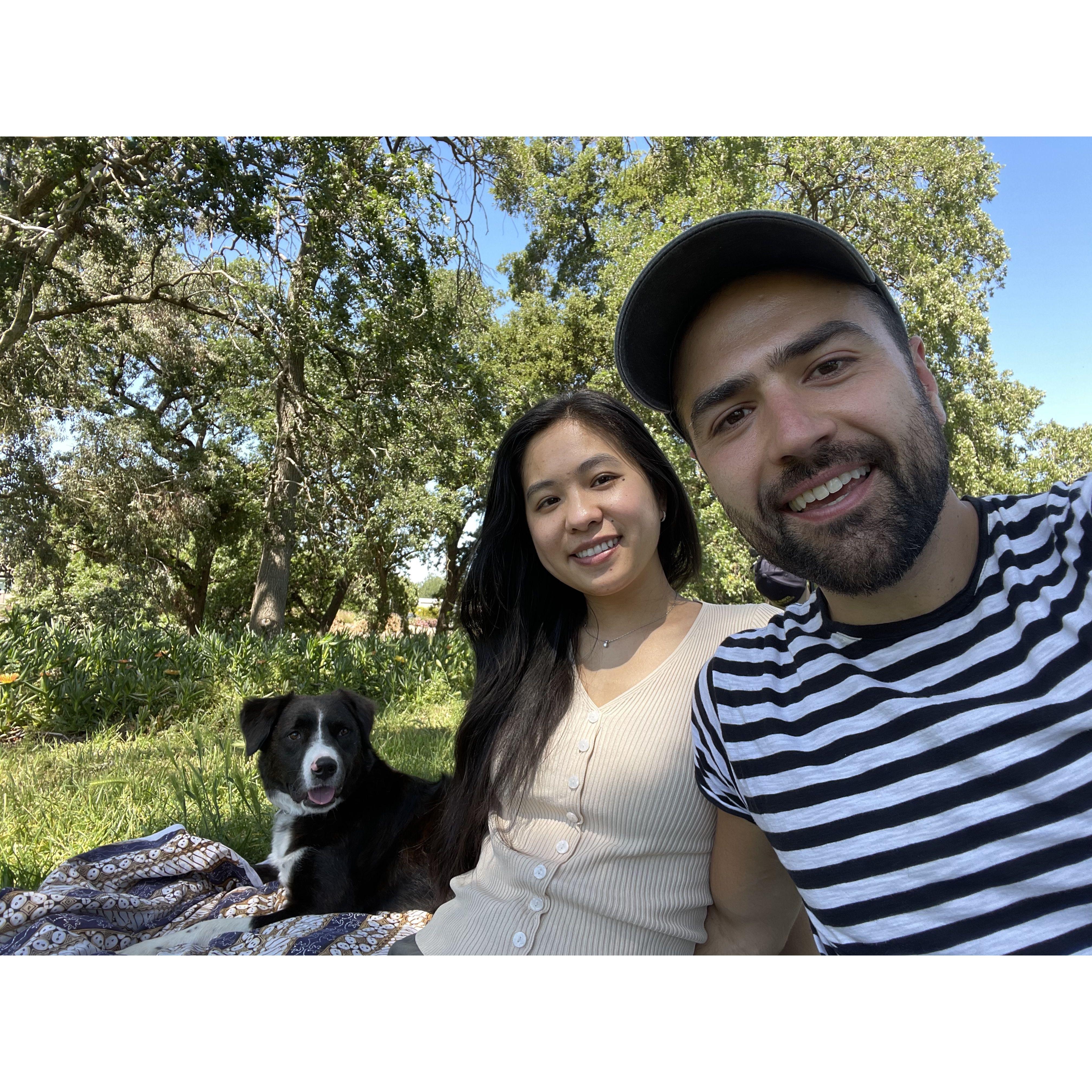 May 1, 2021: Picnicking at UC Davis Arboretum