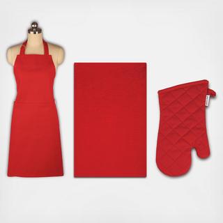 Ridged 3-Piece Apron Set