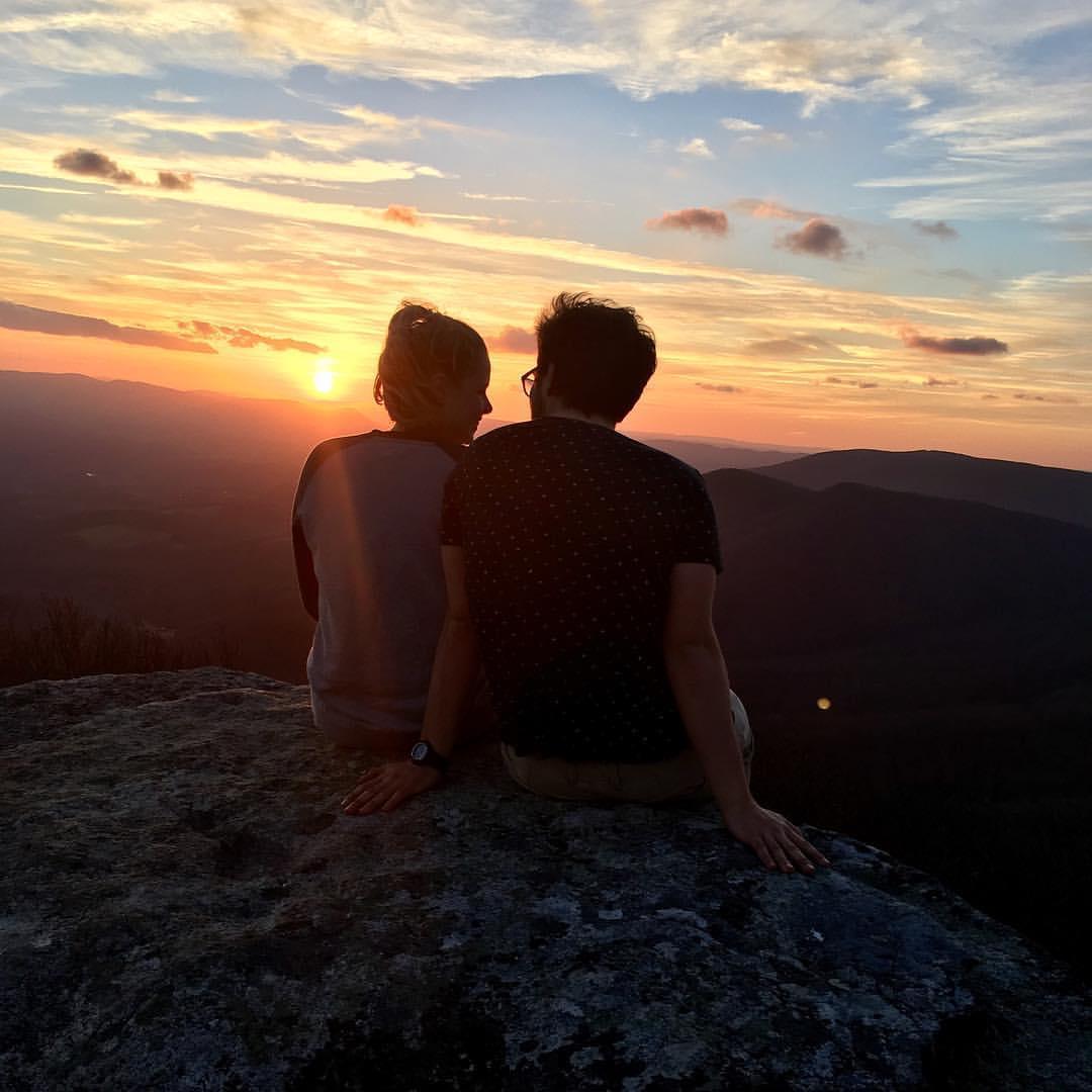 Overlooking the New River Valley in Virginia
