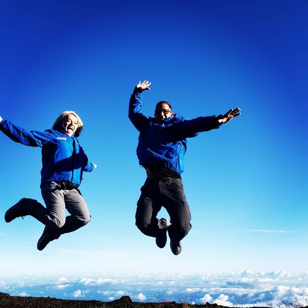 High above the clouds! Maui 2019