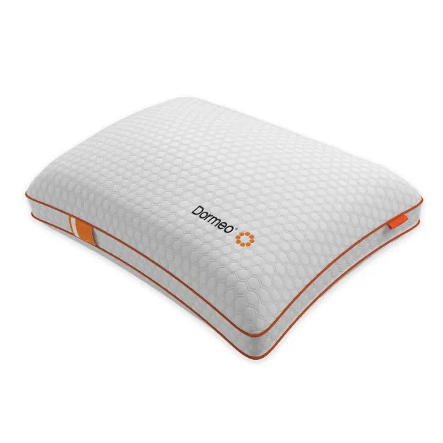 Dormeo Premium Duo Pillow, Jumbo 20" x 28", 2-in-1 Reversible Firm/Soft Support, Waterproof with Cooling Octaspring® Technology