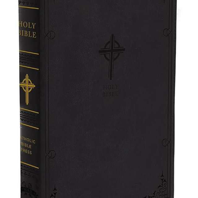 NABRE, New American Bible, Revised Edition, Catholic Bible, Large Print Edition, Leathersoft, Black, Comfort Print: Holy Bible
