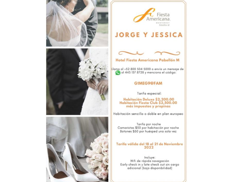 The Wedding Website of Jessica Ayala and Jorge Alberto Garza