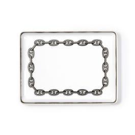 Hermès Chaine D Ancre Platinum Tray
