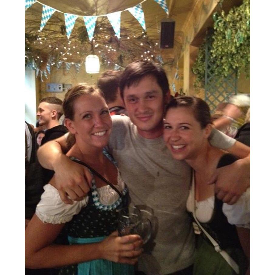 Austria/Germany Trip to Oktoberfest for our 30th Birthdays (Suzanne, Tom, Kate) Prost!