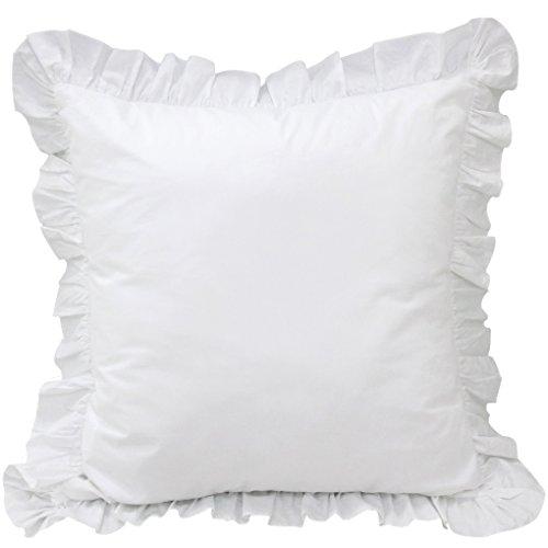 Queen's House 2-Piece White Euro Shams-B