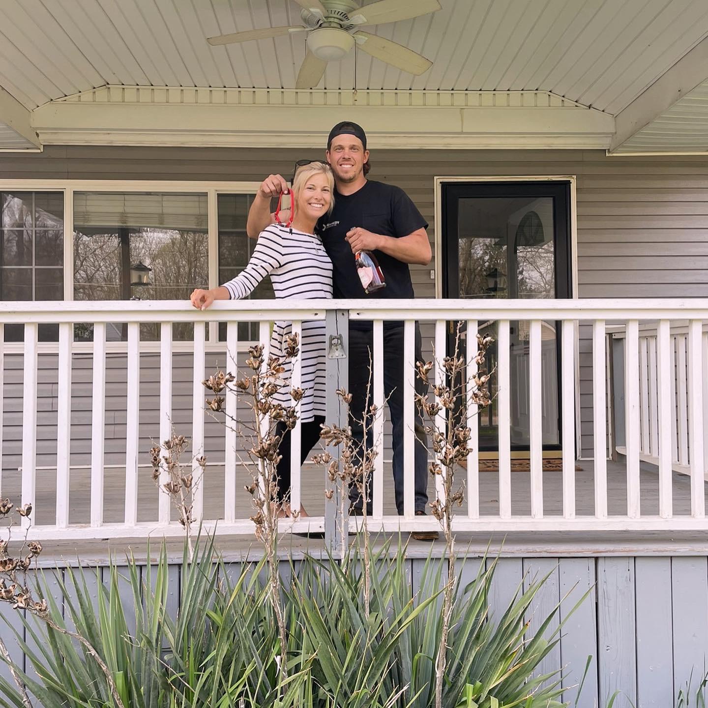 The day we bought our house!