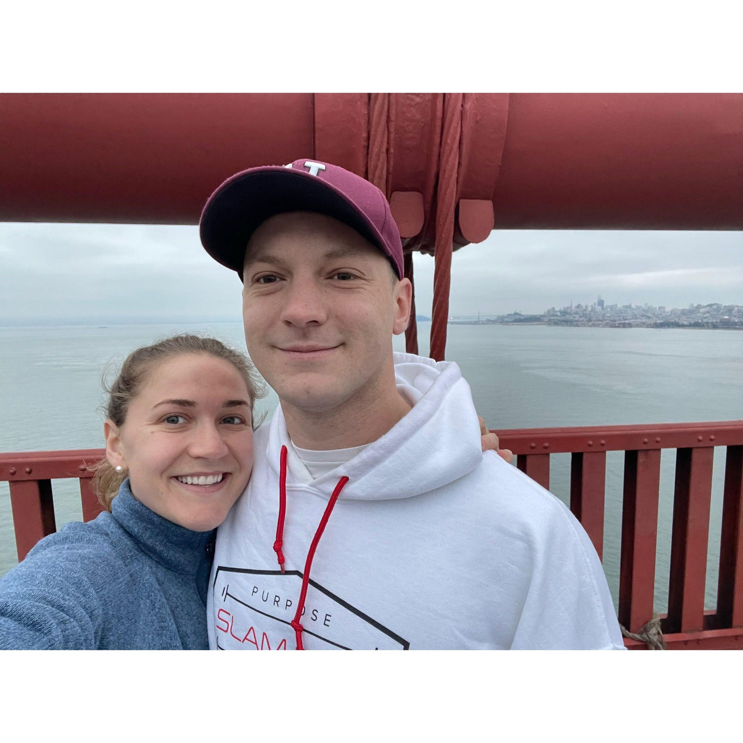 on the Golden Gate Bridge