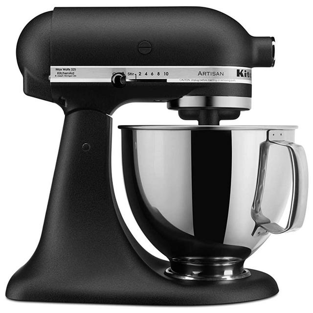 KitchenAid KSM150PSBK Artisan Series Tilt-Head Stand Mixer Imperial Black