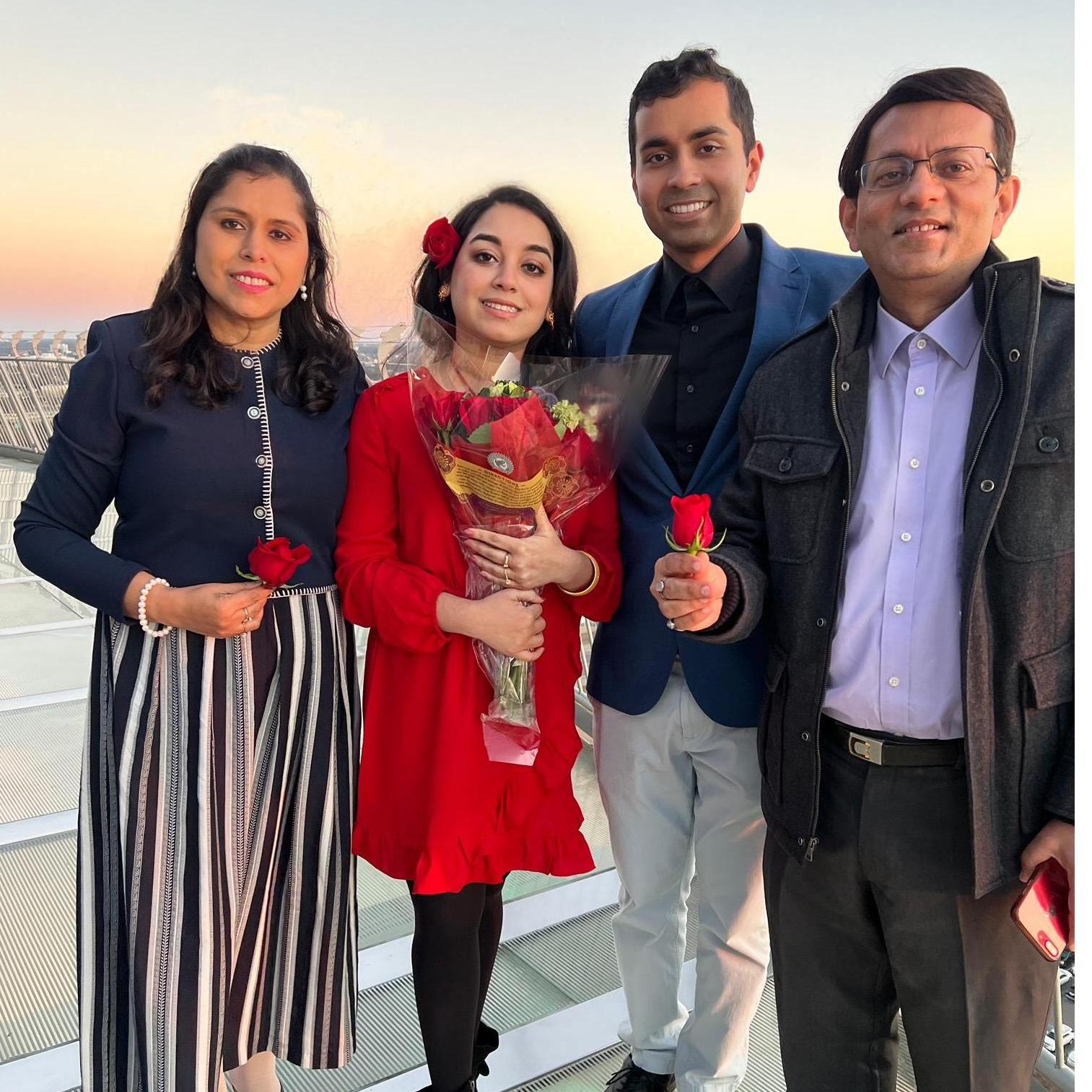 The Proposal with the Banerjee Family, Memphis Pyramid (Feb 2022)