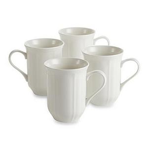 Mikasa® Antique White Mugs (Set of 4)