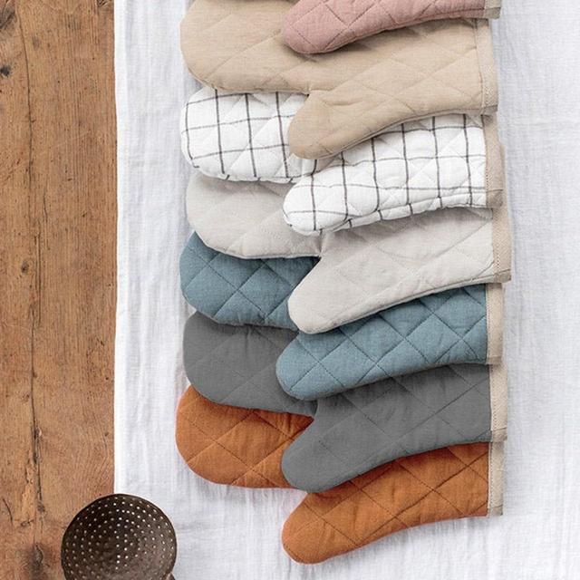 Linen oven mitt. Various colors. Linen...