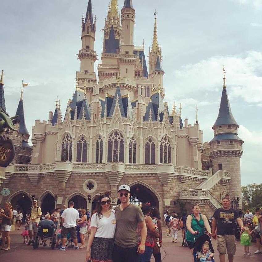 Making magical memories during Courtney's first trip to Disney.