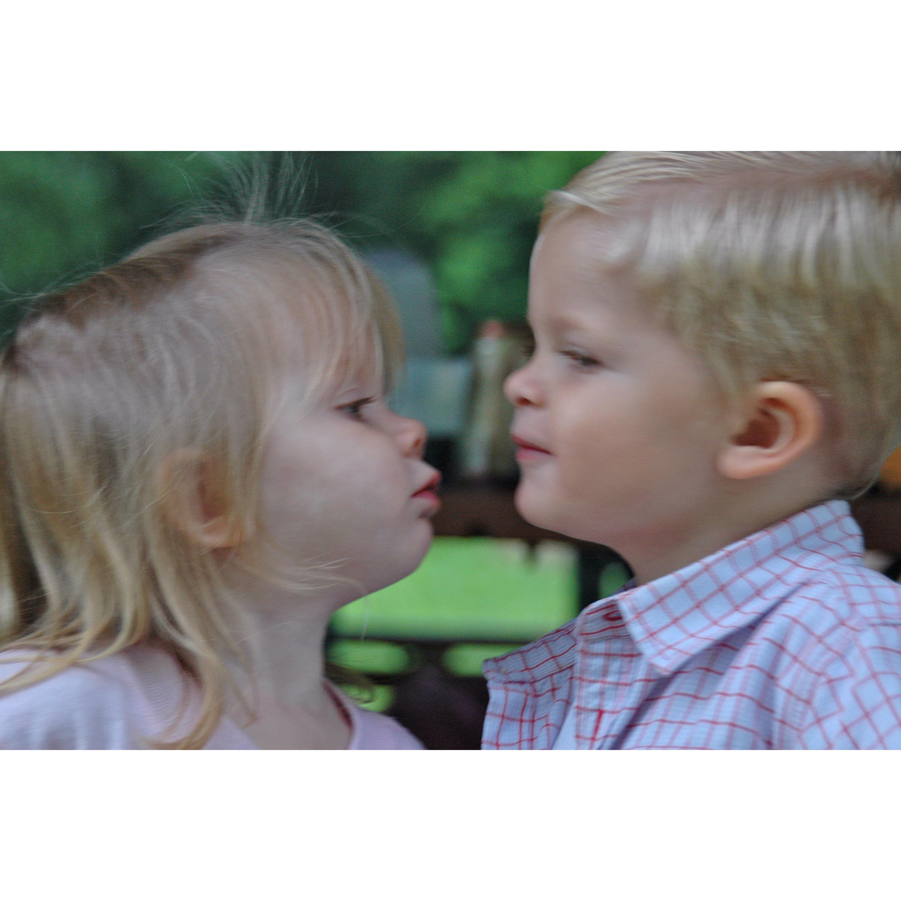 H + R at Rachel's two-year-old birthday party!