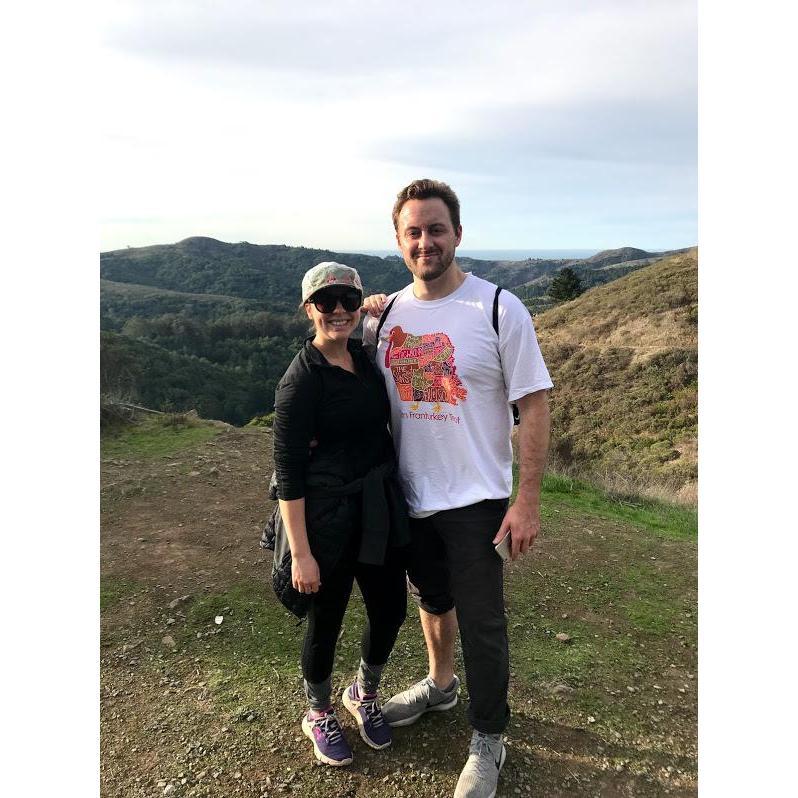 Hiking the Dipsey Trail near Stinson Beach - Thanksgiving 2017