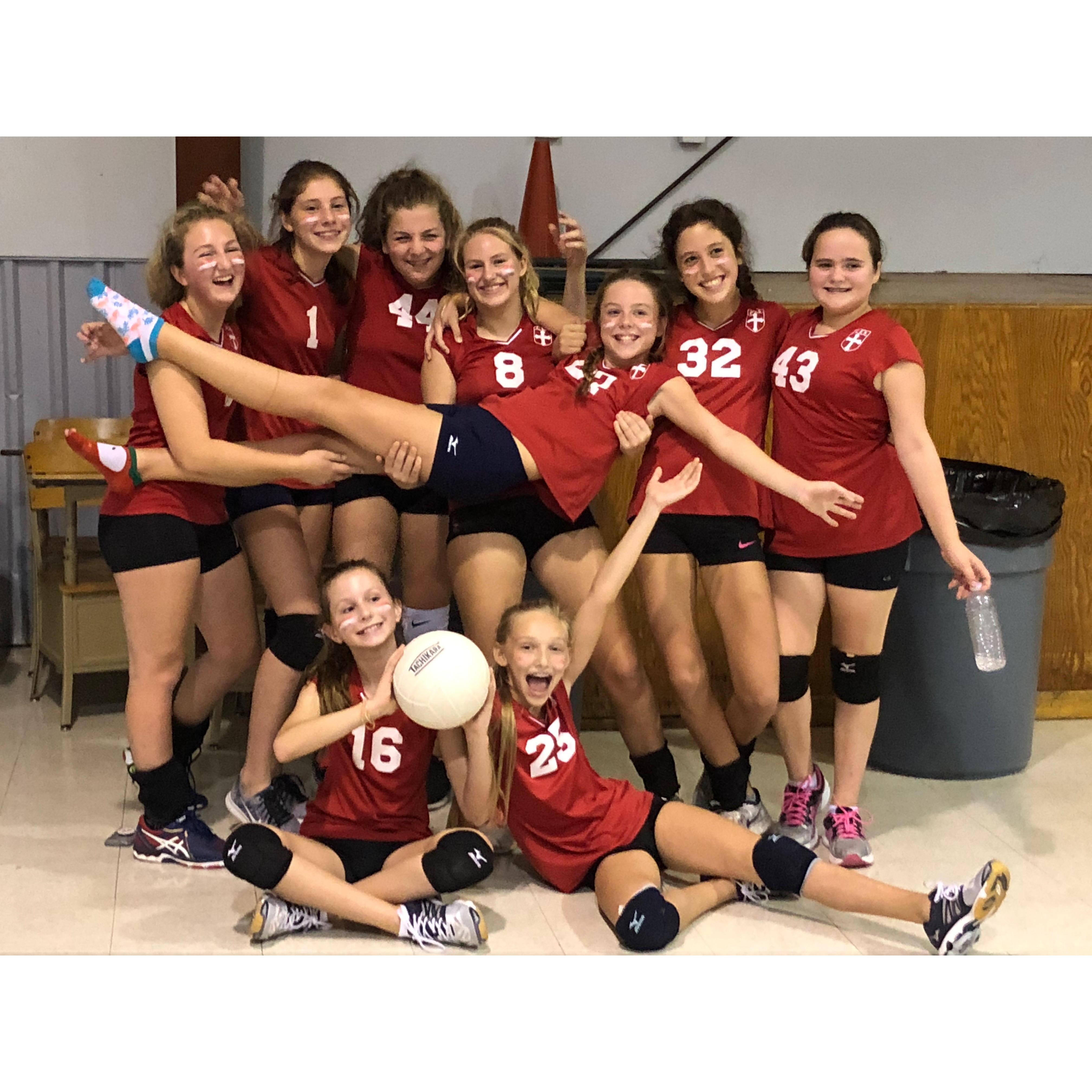 Kenzie's Winning Highschool Volleyball Team