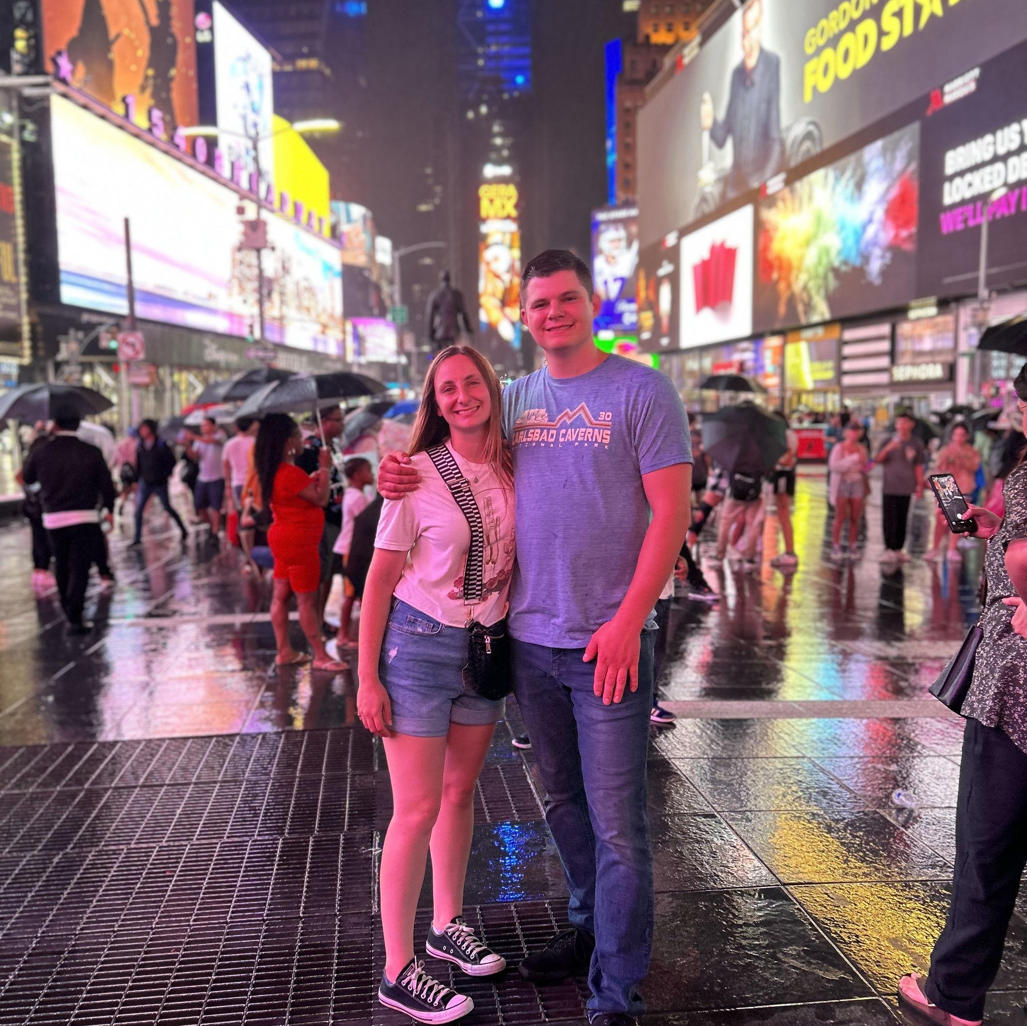 A trip to New York in 2023.