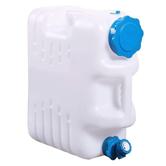 CAMPMAX Water Container with Spigot, 4/5 Gallon Portable Water Storage for Camping Outdoor Hiking Backpacking