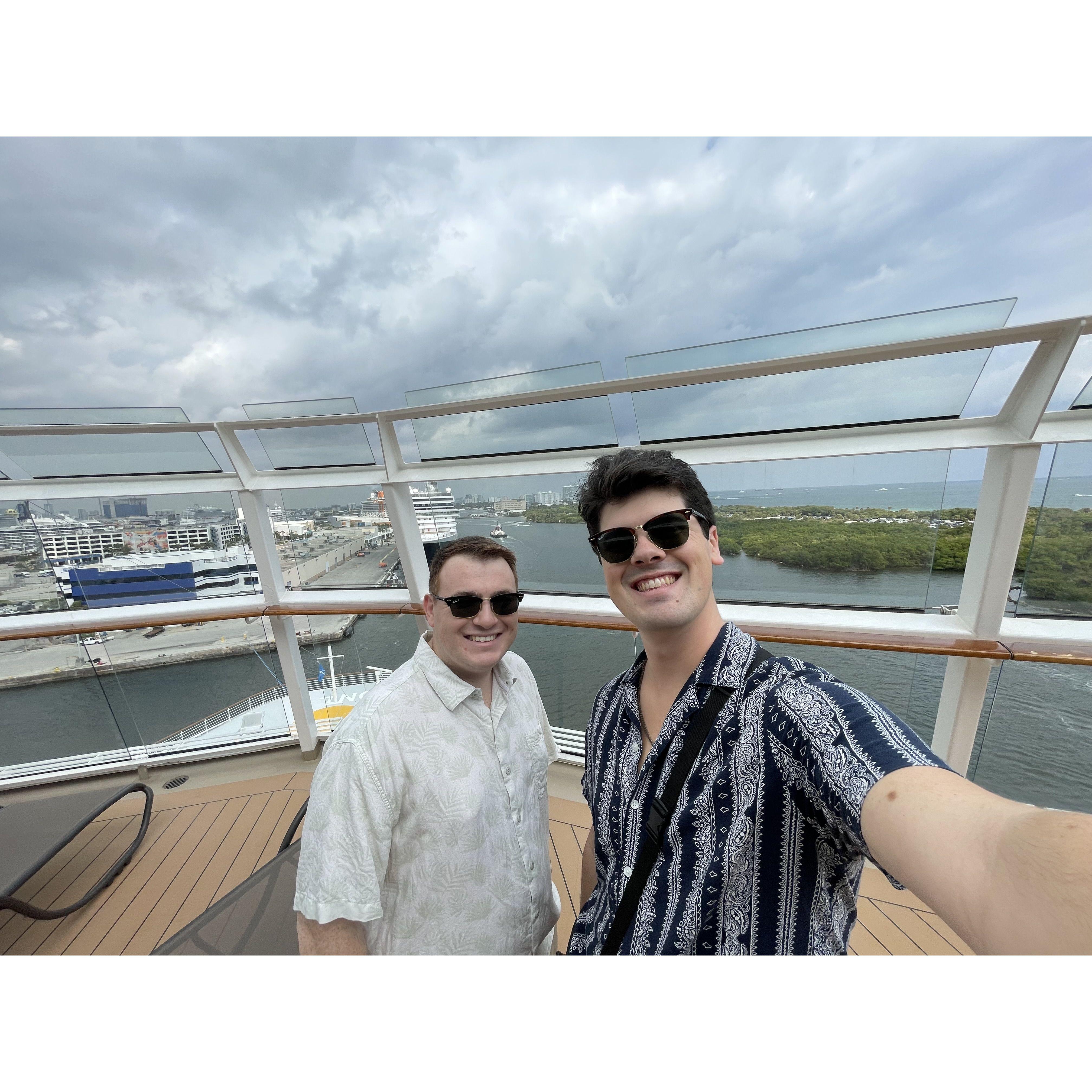 Our vacation taking a cruise through the East Caribbean. February 2024
