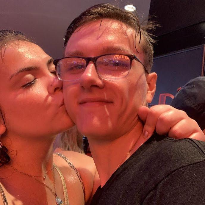 We got drenched by the rain in Old Vegas for Nick's 21st birthday