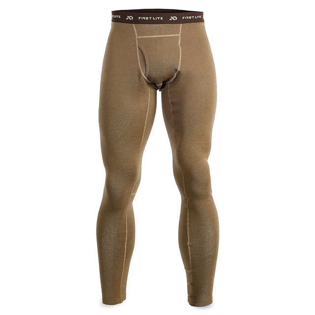 First Lite Men's Furnace Long John - Heavyweight Merino Wool Base Layer Bottoms, Cold Weather Men’s Thermal Pants