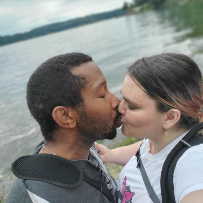 Enjoying our day at a park in Bremerton for a staycation. This is what keeps our love alive. Staying connected with each other is the foundation to our relationship.
