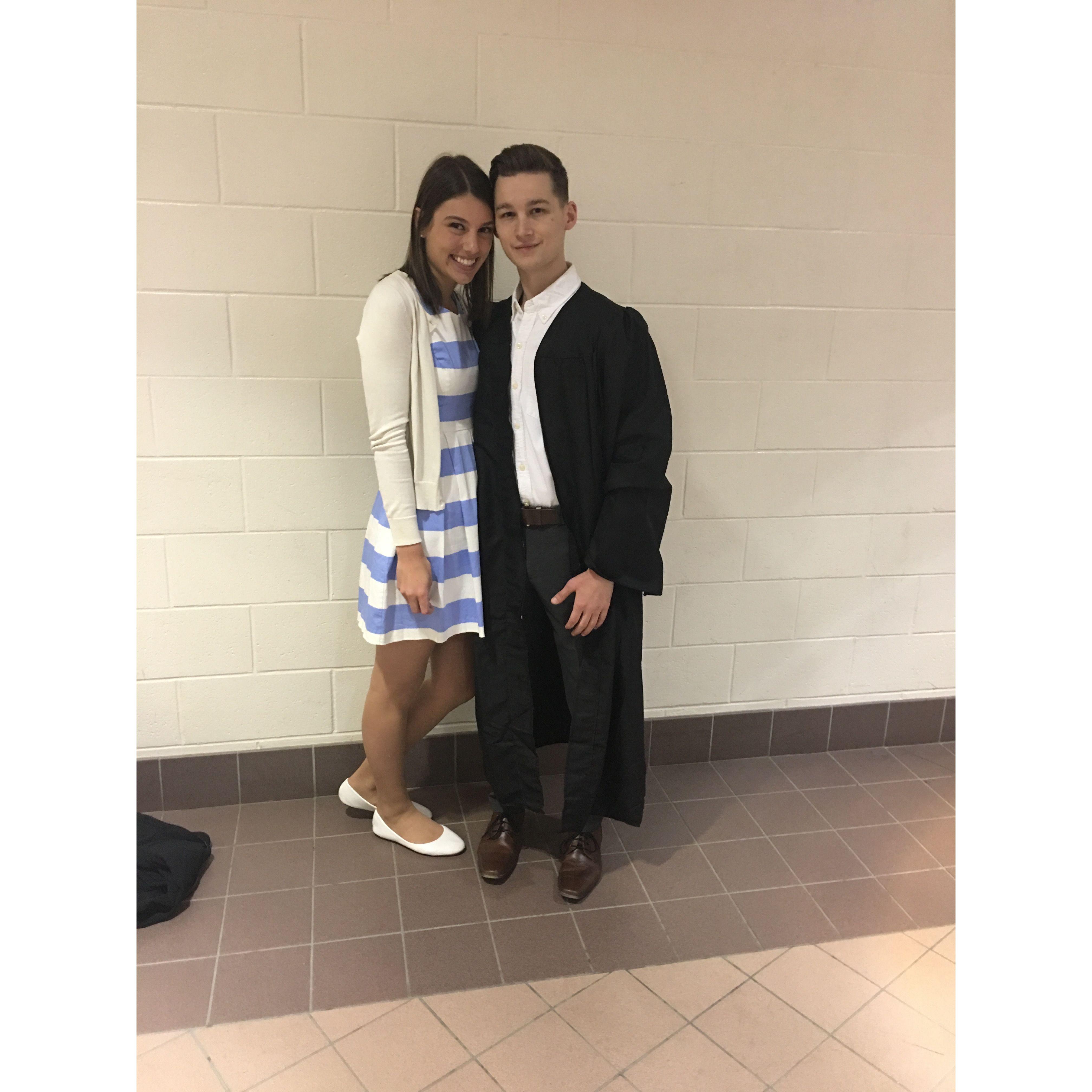 Daniel's college graduation, 2017.