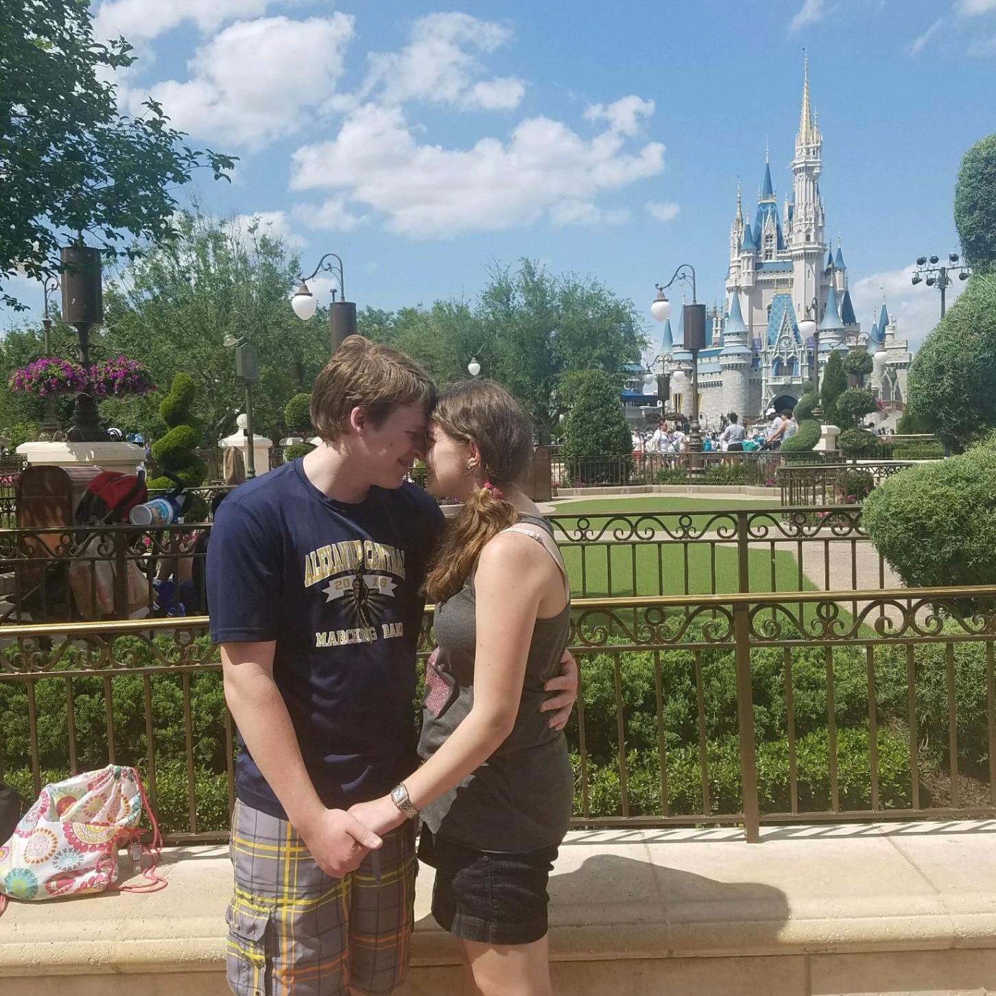 He asked Emily to prom in this photo 🥰 even though she couldn't go because Emily was too young, the moment was special!