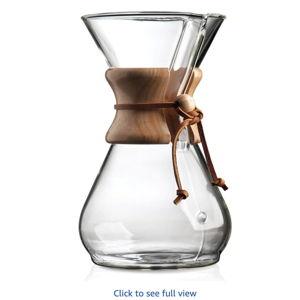 Chemex Pour-Over Glass Coffeemaker - Classic Series - 8-Cup - Exclusive Packaging