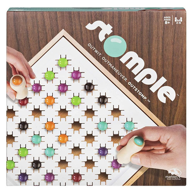 Marbles Stomple Game by Brain Workshop, Fun Strategy Game For Kids Aged 8 & Up, Multicolor