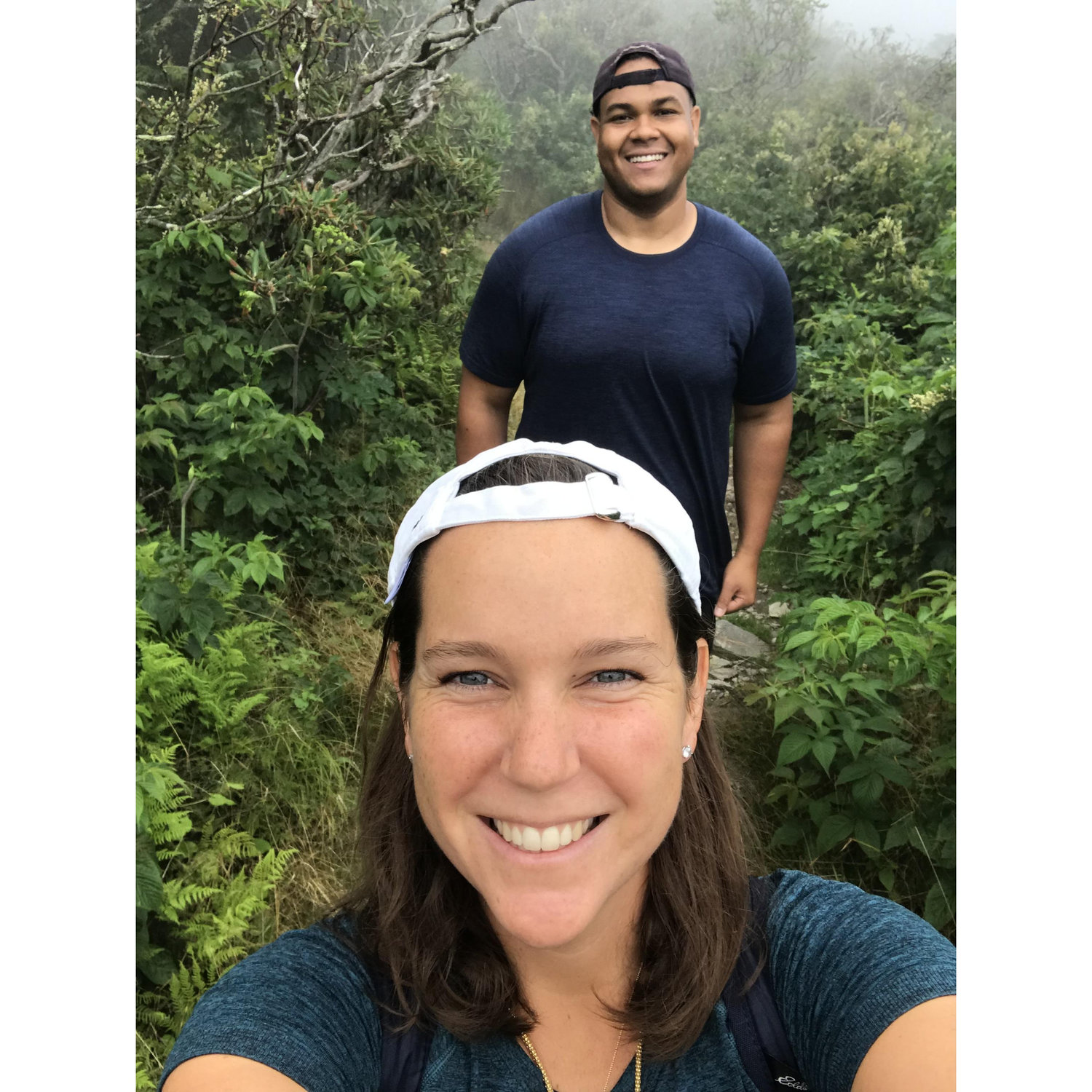 Rare sighting of Ryan smiling while on a hike... well actually it was a 0.5 mile nature walk