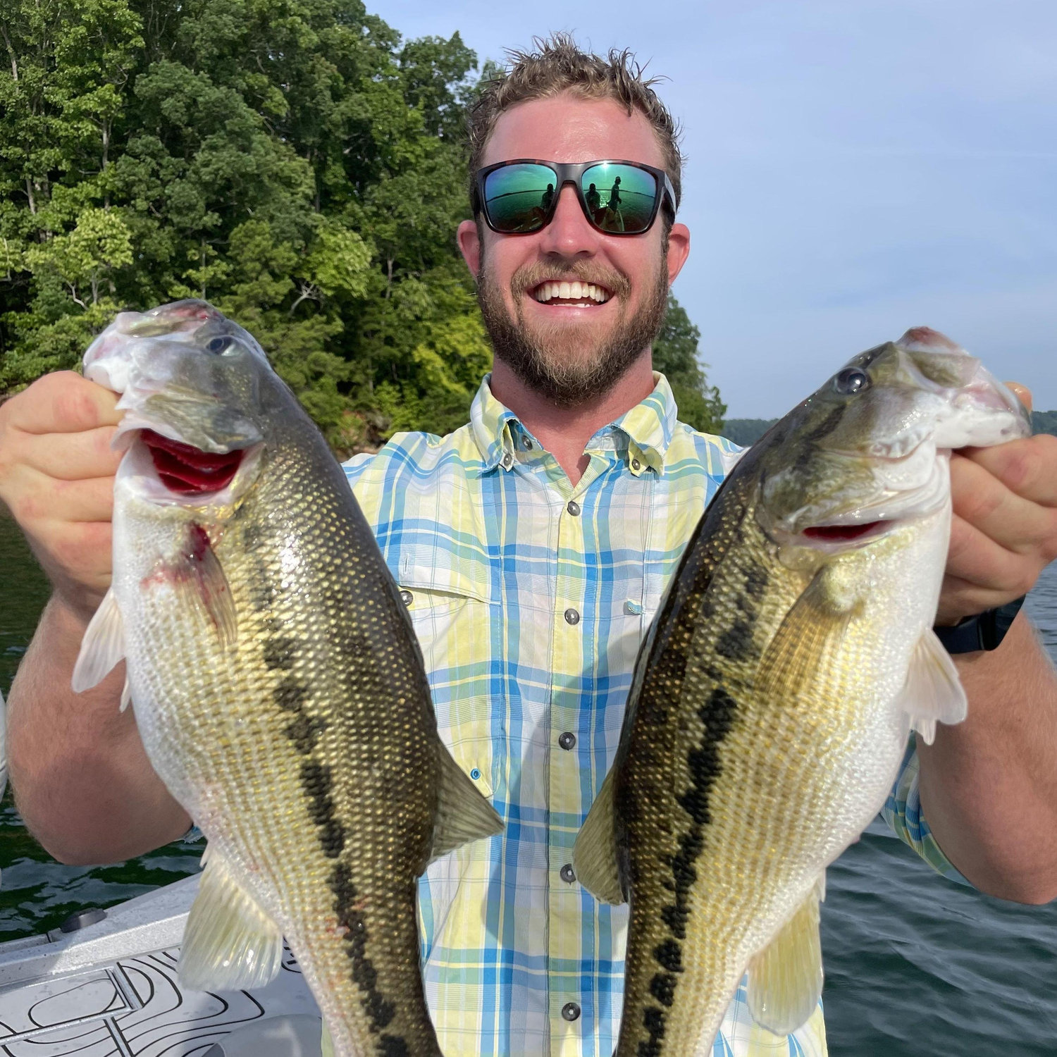 This man loves fishing
