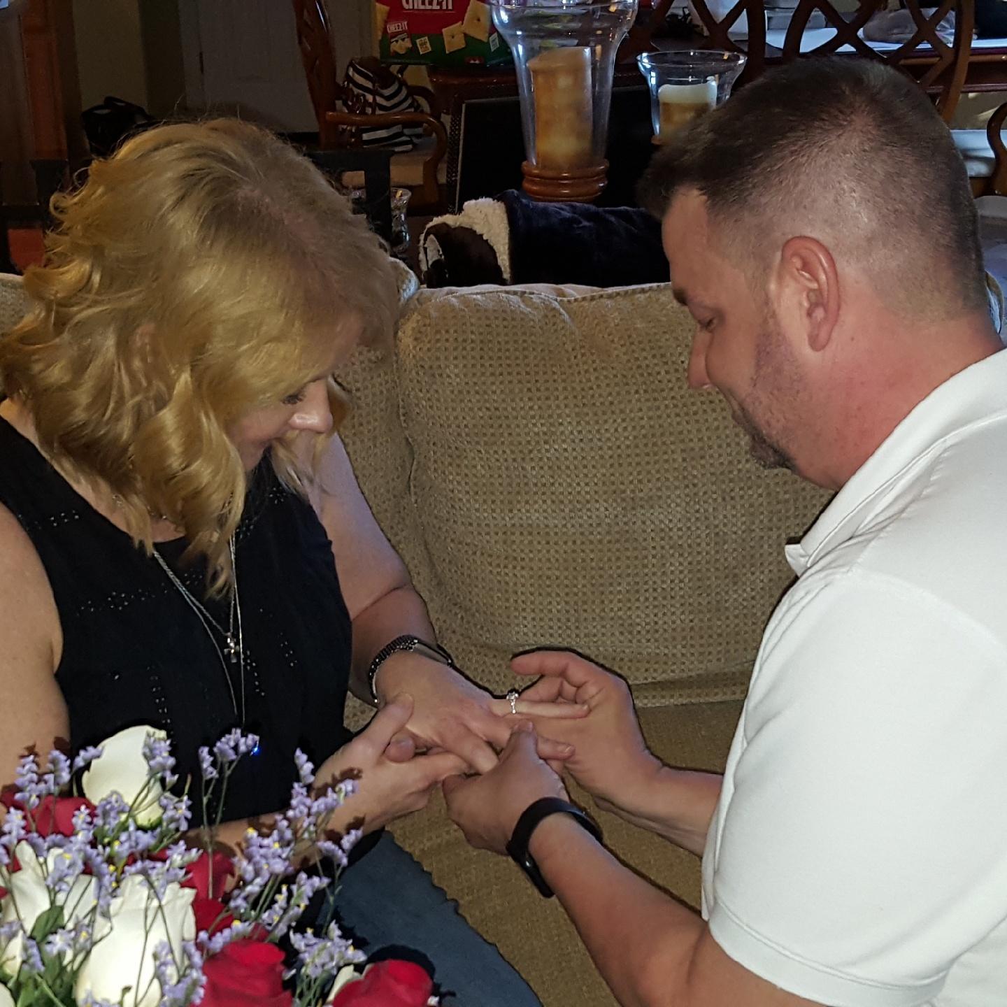Putting the ring on this finger was the best thing that happened to us.