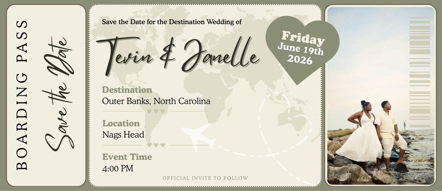 The Wedding Website of Janelle Patillo and Tevin Mason