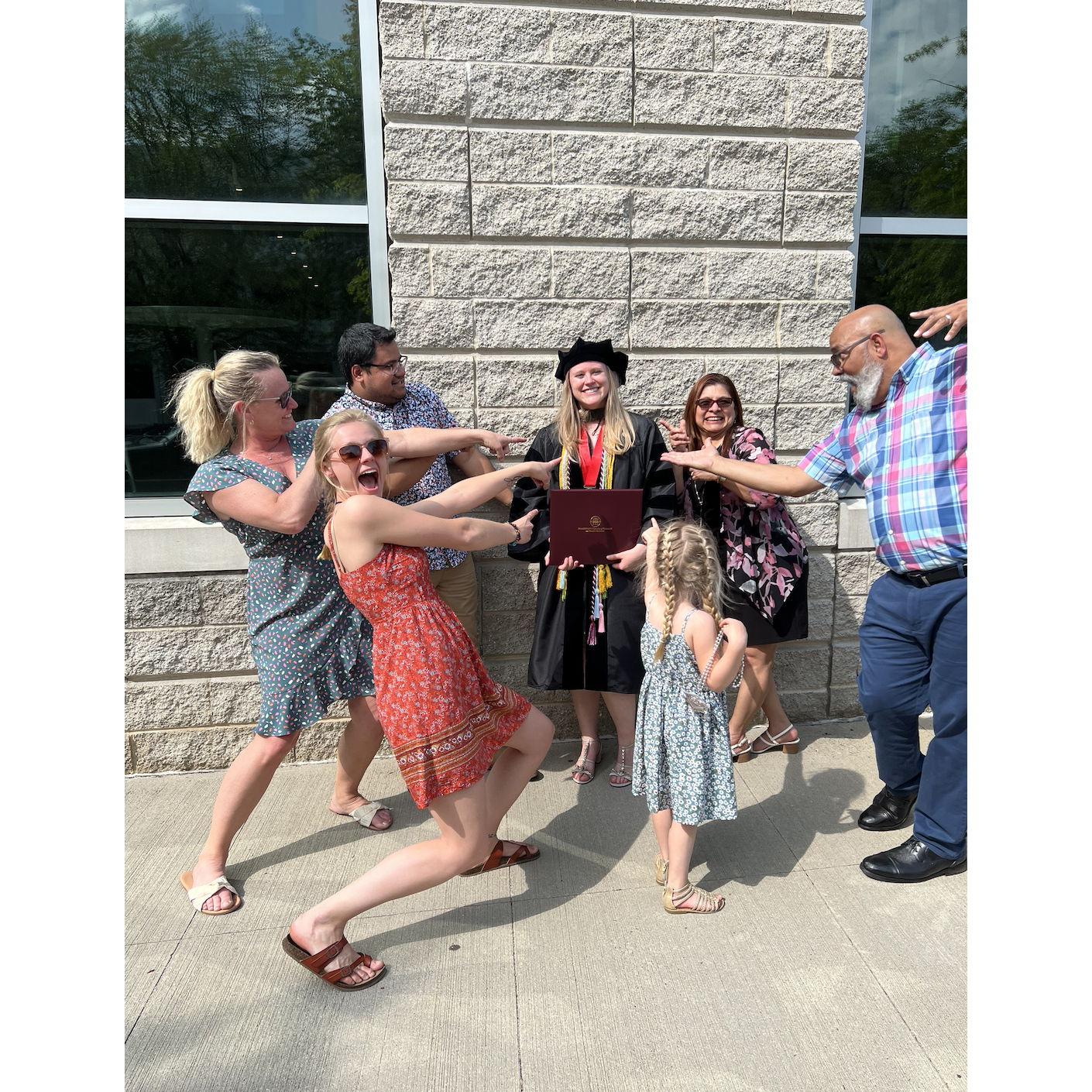 Spring 2023: Bryce becomes Dr. Edwards