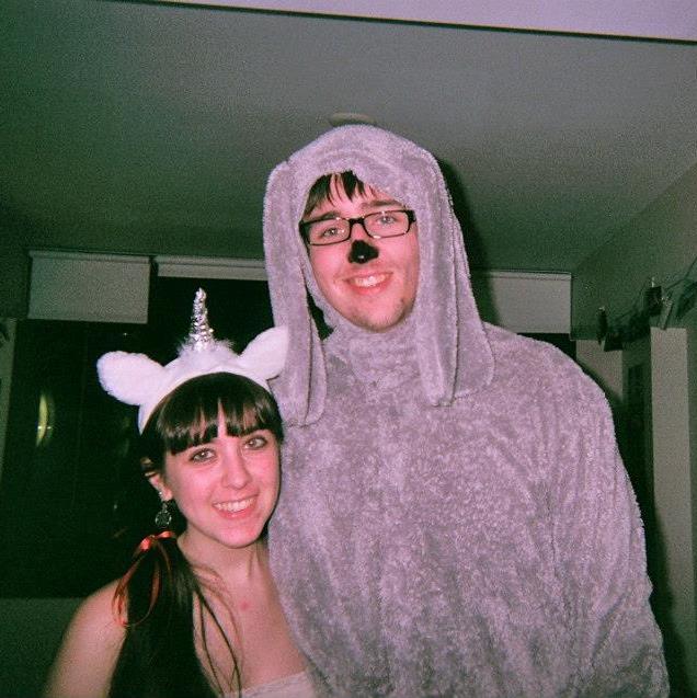Halloween 2012 as "just friends!" in the dorms just before hitting the Halloween parties in Allston.
