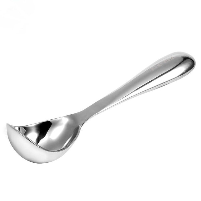 Kichwit Ice Cream Scoop, Heavy Duty 304 Stainless Steel Ice Cream Scoop with Comfortable Handle, Dishwasher Safe