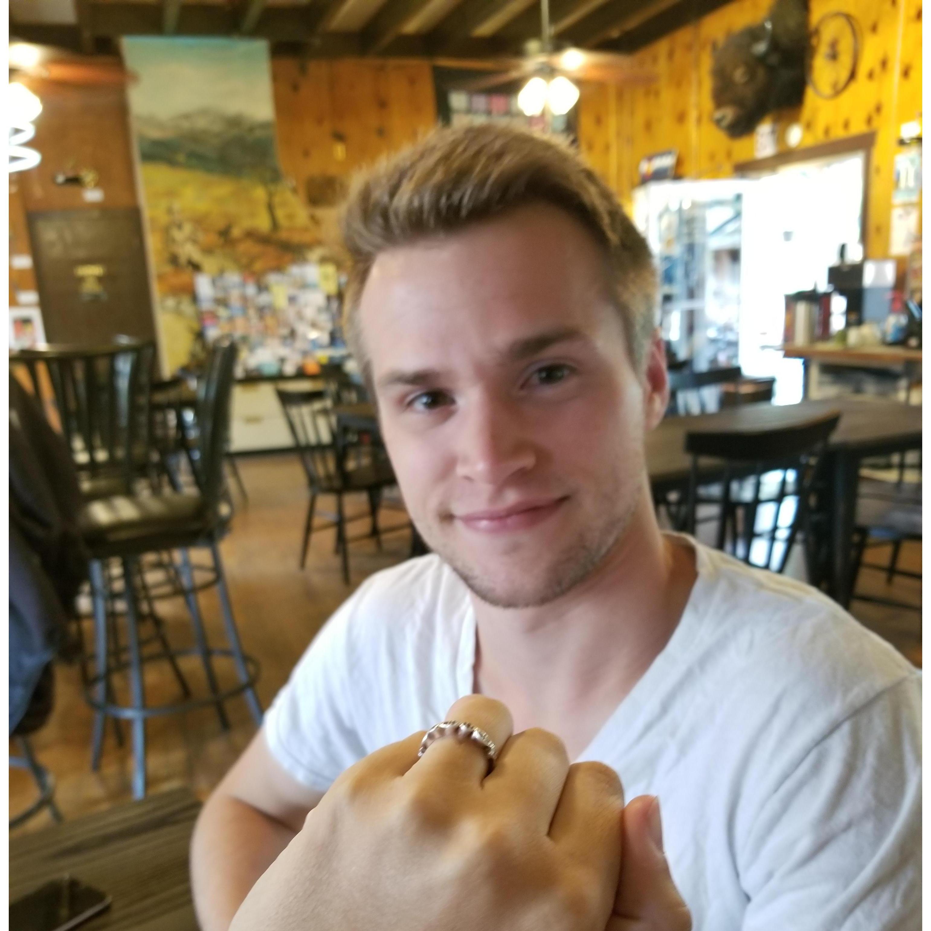 We got engaged while on a National Parks road trip. Devin proposed under the stars in Black Canyon of the Gunnison National Park on June 2, 2018.