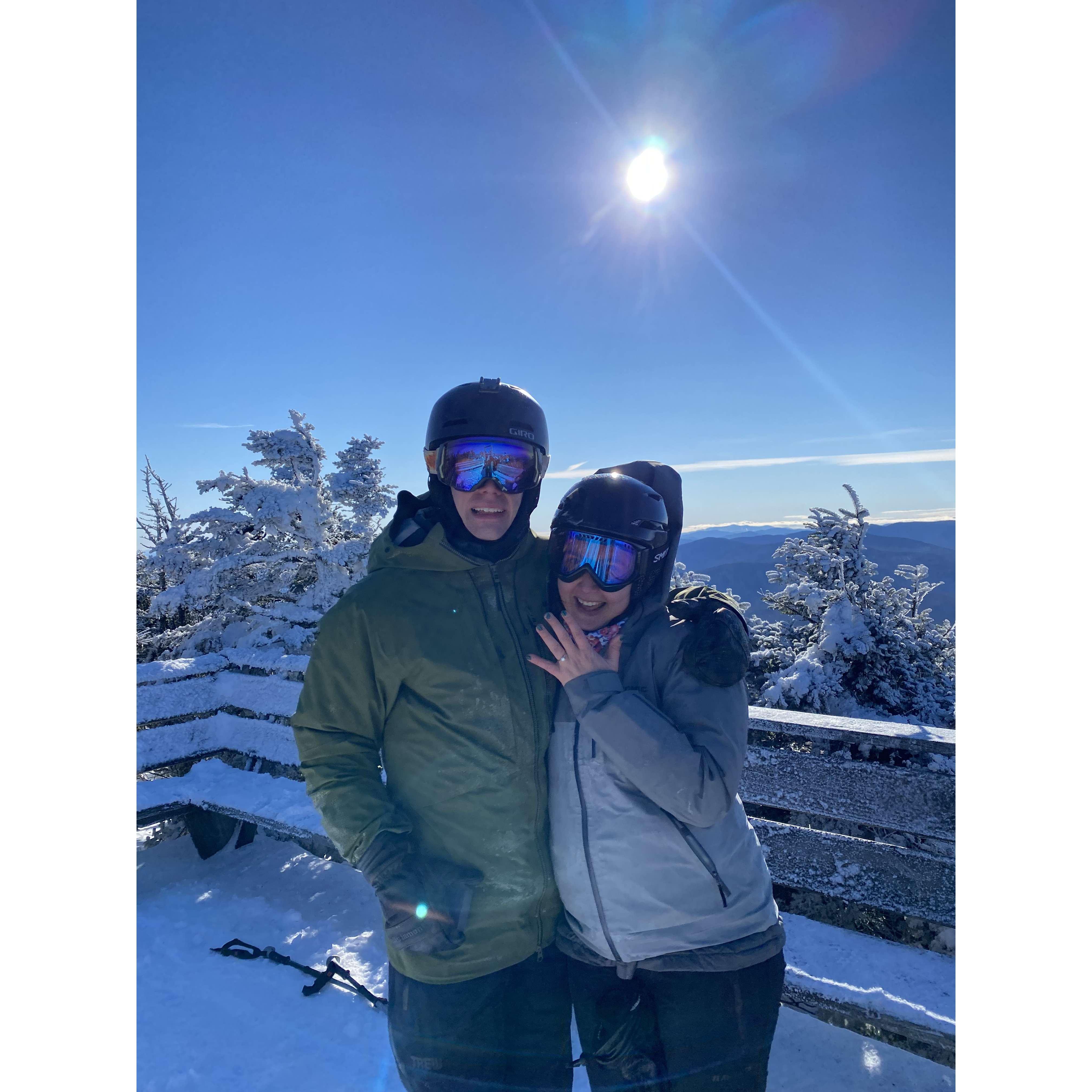 December 4, 2021- we're engaged!