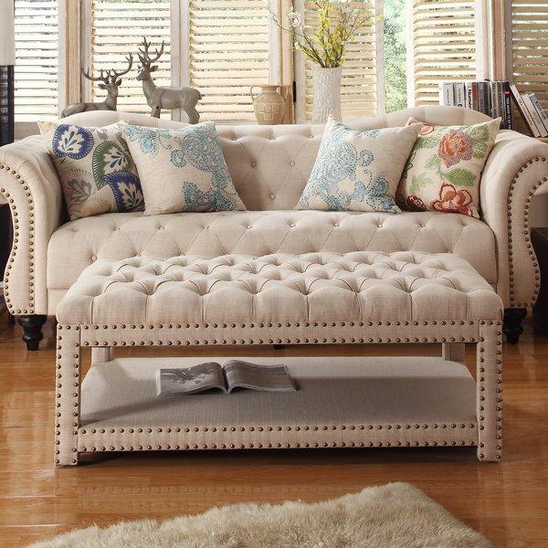 Heidy Tufted Cocktail Storage Ottoman