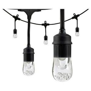 18' Café Lights 9 Acrylic Bulbs - Enbrighten