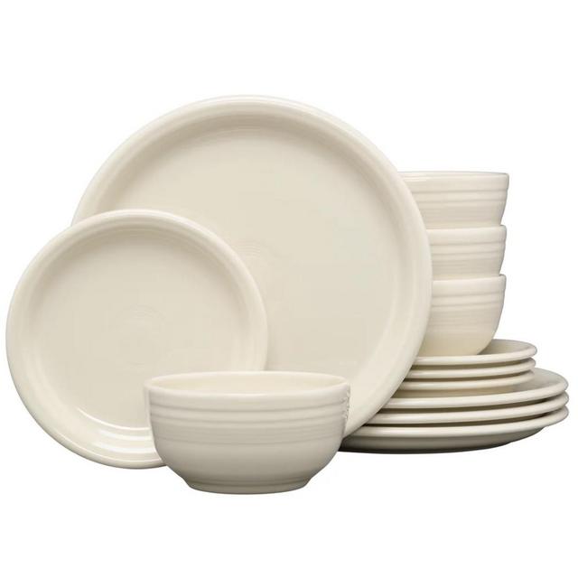 Bistro Coupe 12-Piece Dinnerware Set, Service for 4
