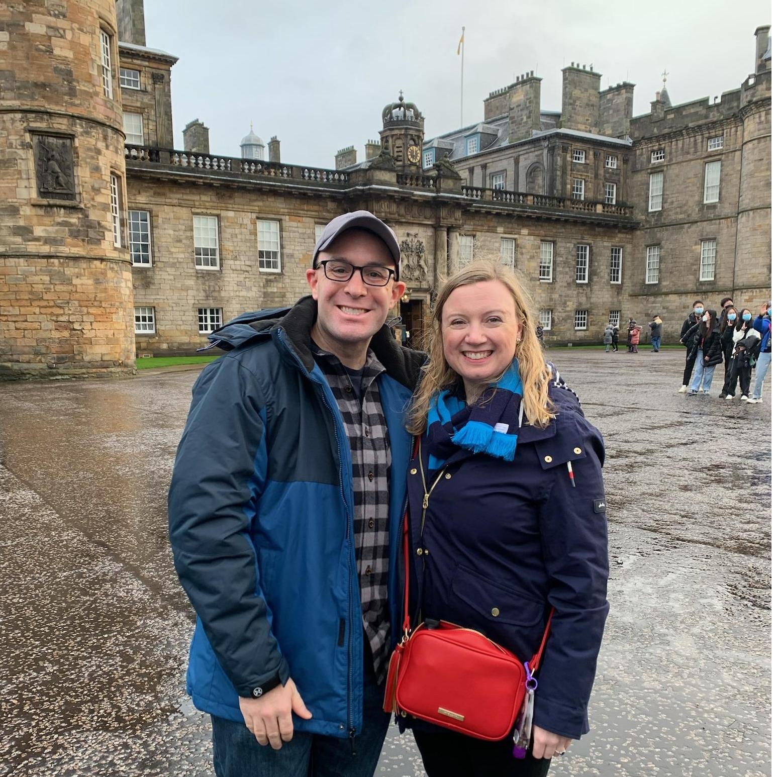 Holyrood Palace in Edinburgh, Scotland