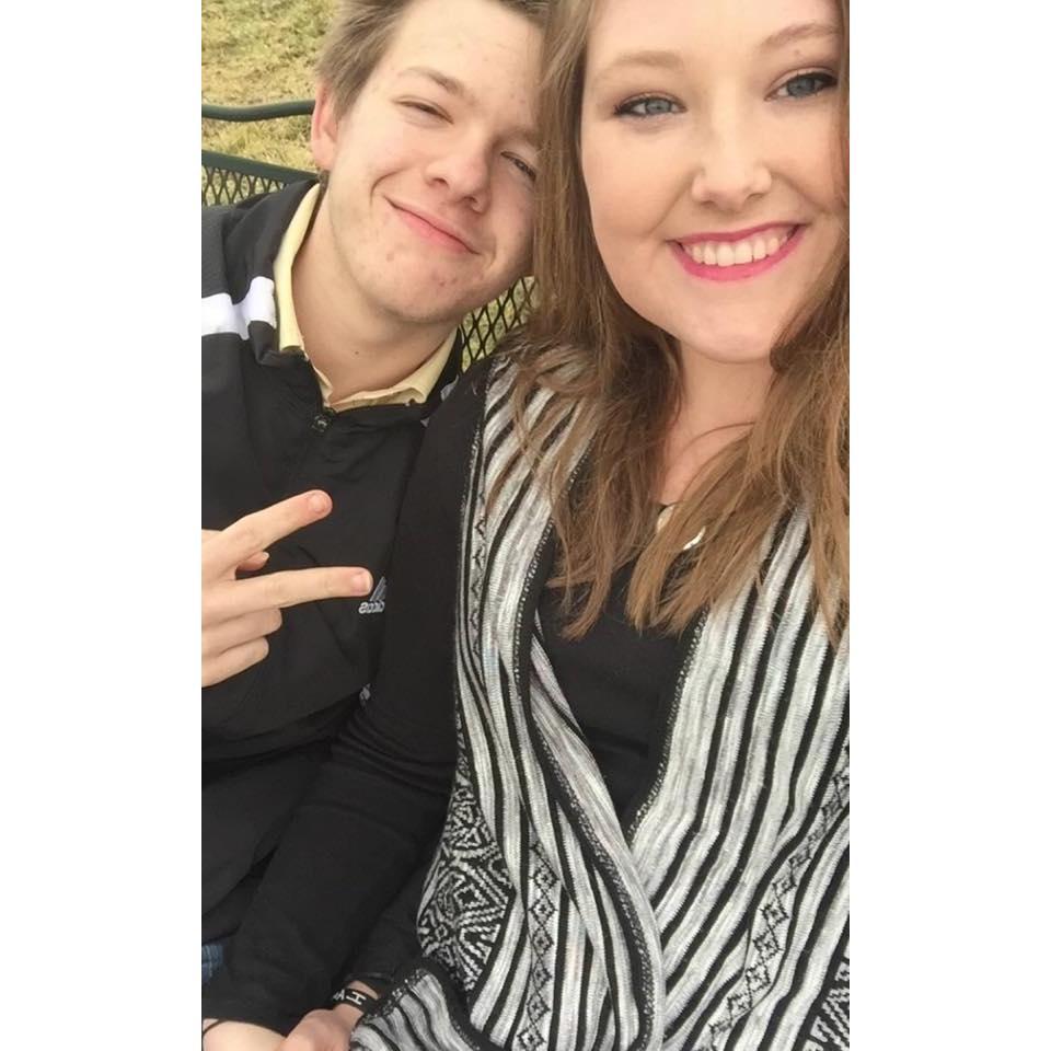 One of our first pictures dating, this was our "we're dating" kinda photo